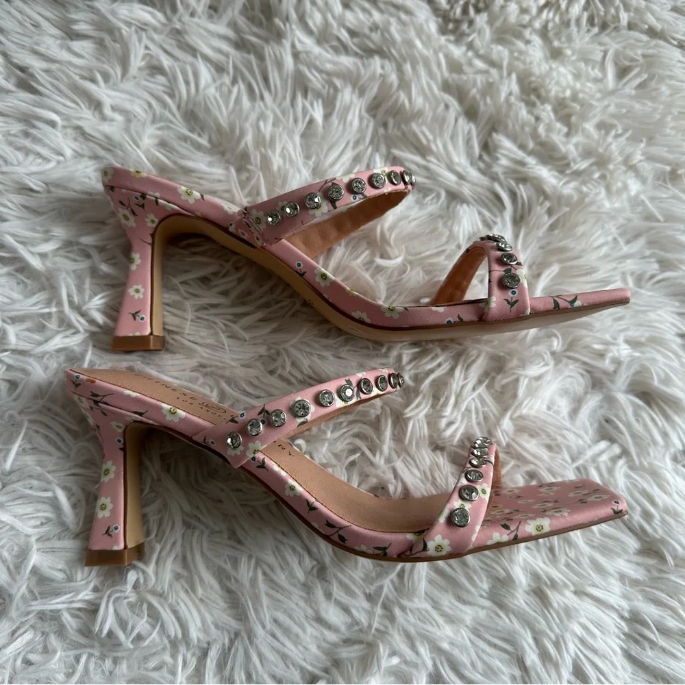 Chinese Laundry Heeled Sandal Floral New In Box Size 6.5 - Picture 3 of 6